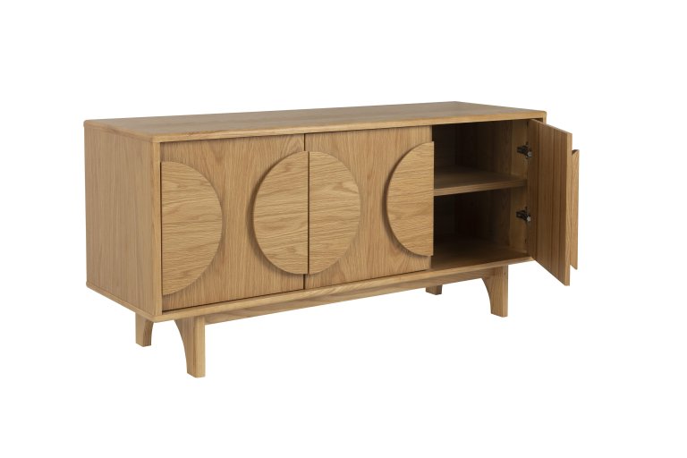Zuiver Groove dressoir large walnoot