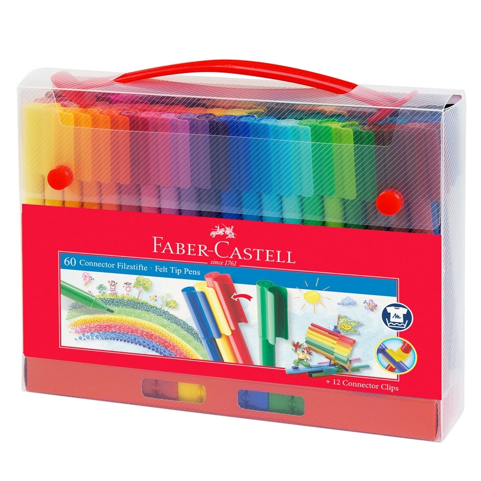 Mallette de 60 feutres Faber-Castell