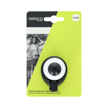 Dresco fietsbel bella mini wit