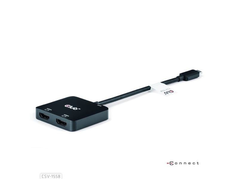 Club 3D USB-Hub CSV-1558 USB Typ-C zu Dual HDMI 4K60 Hz   Strom bis zu 100 Watt
