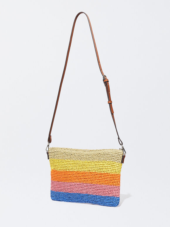 Bolsa com alça de franjas - Multicor