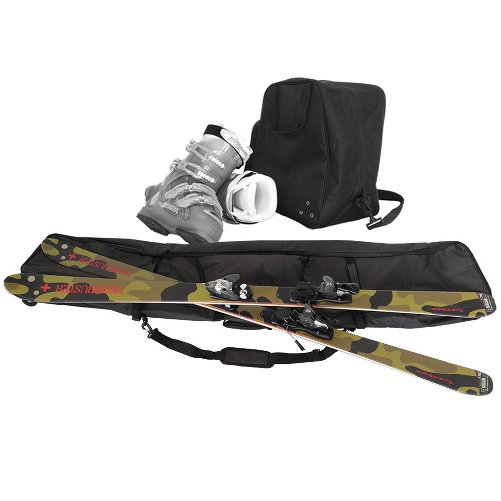 IVOL 175 cm ski-snowboard en skischoen tas met wieltjes