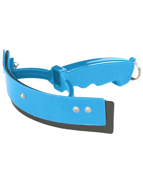 Waldhausen Zweetmes Gebogen Kunststof - Paardenverzorging - 24x22 cm Azure Gebogen