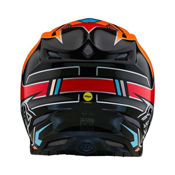 Troy Lee Designs - Casque SE5 Composite Efix Rouge / Orange / Noir