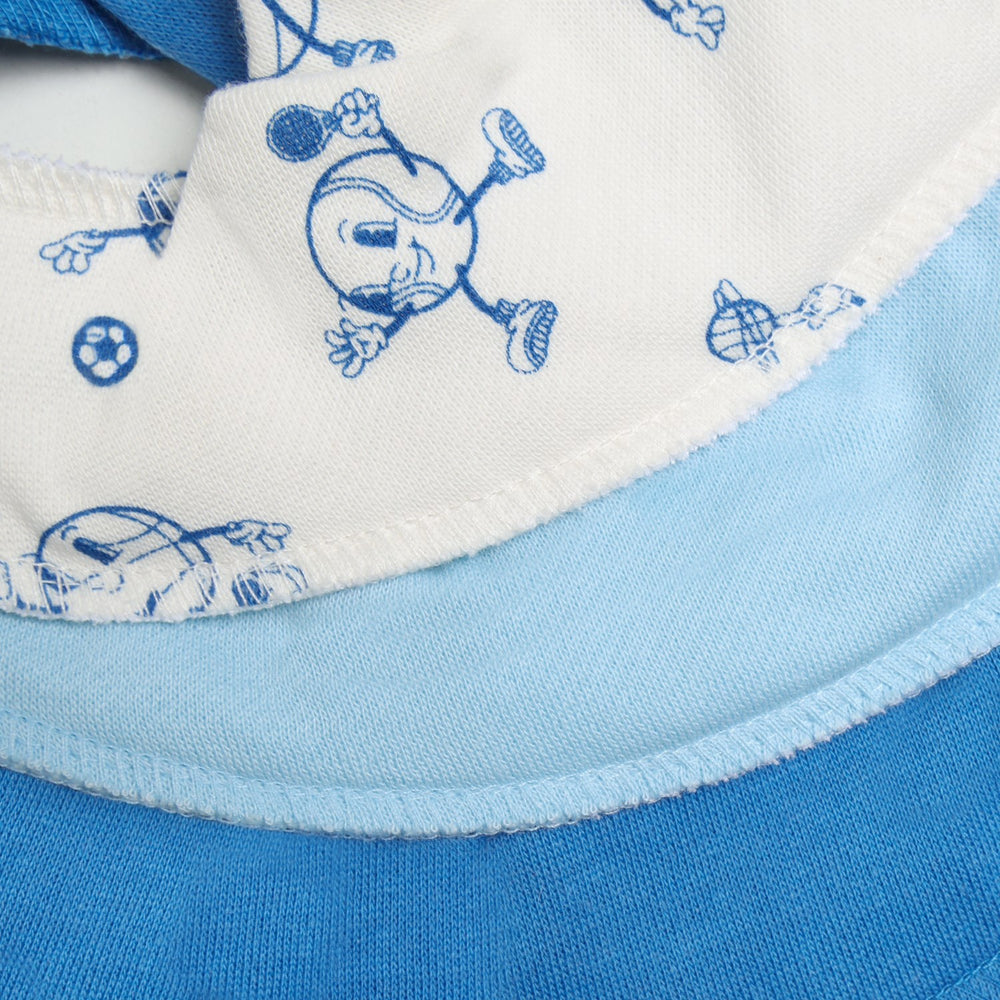 Køb Pippi Light Dusty Blue Bandana Savlesmæk Boy -Aop (3-Pack)
