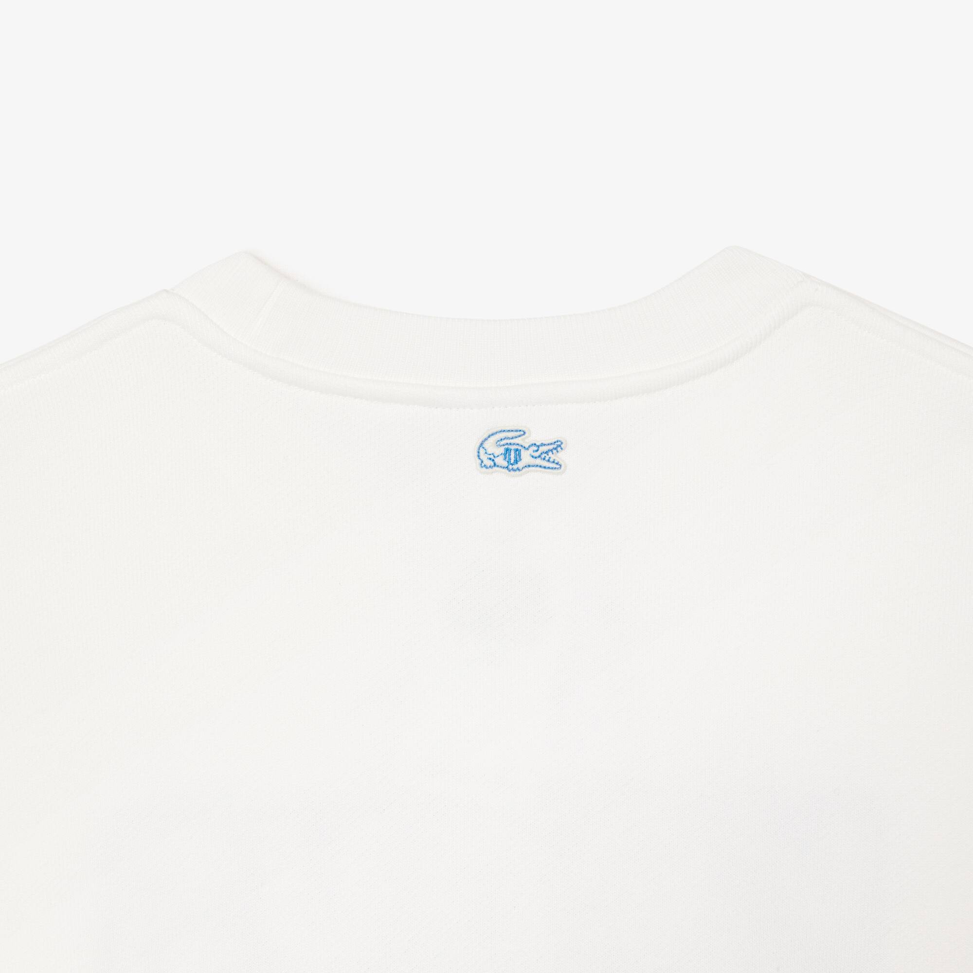 Lacoste x Eleven by Venus extraweites Fleece-Sweatshirt Lacoste X EleVen by Venus Williams - Weiss - Lacoste - Unisex
