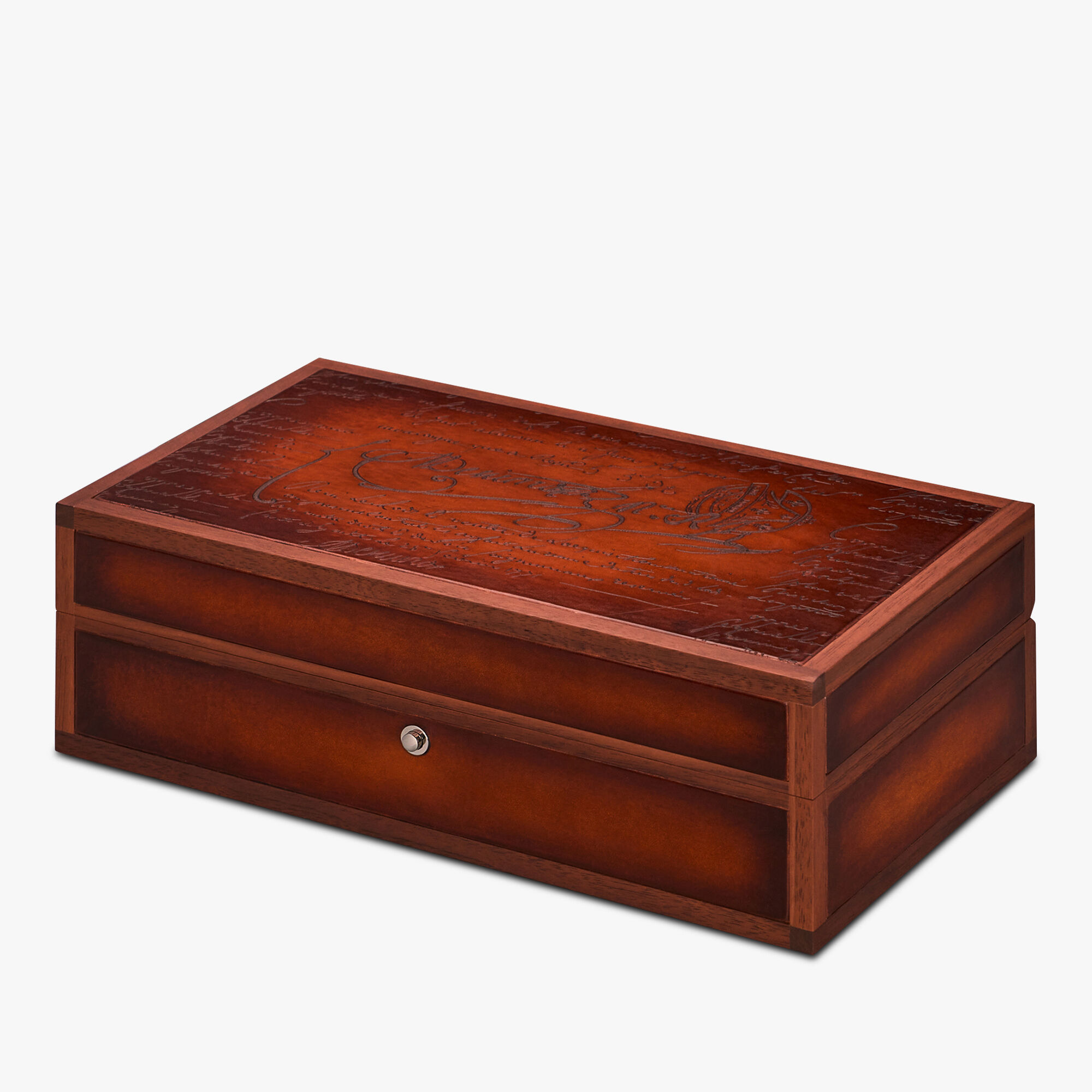 Wood and Leather Watch Box