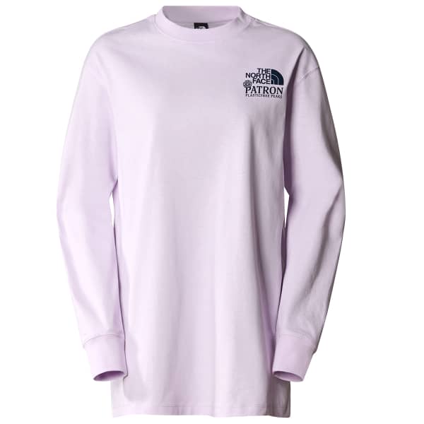 T-shirt THE NORTH FACE W NATURE L/S TEE ICY LILAC