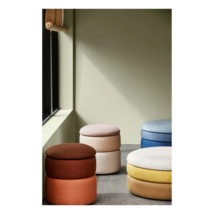 Broste Copenhagen Pouf Pond | Rose poudré
