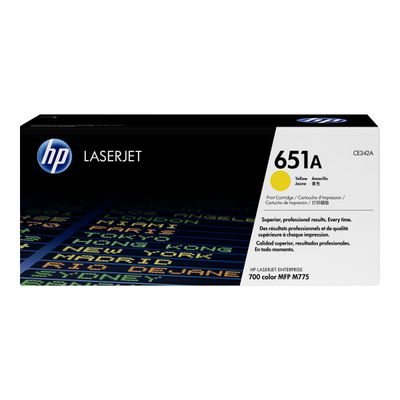 HP 651A - jaune - cartouche laser d'origine