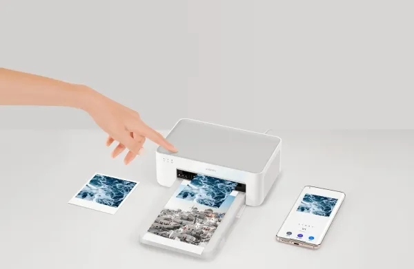 Xiaomi Instant Photo Printer 1S Set - Printer - farve - farvesublimering - 100 x 148 mm op til 1 min./side (farve) - kapacitet: 20 ark - Wi-Fi(n)