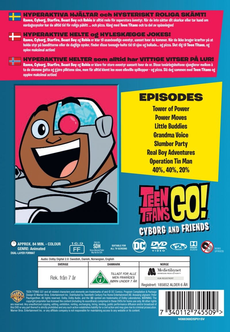 Teen Titans Go - Cyborg And Friends - DVD