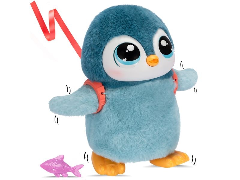 moose Plüsch Walking Penguin Little Live Pets 23 cm Interaktiver Plüsch-Pinguin