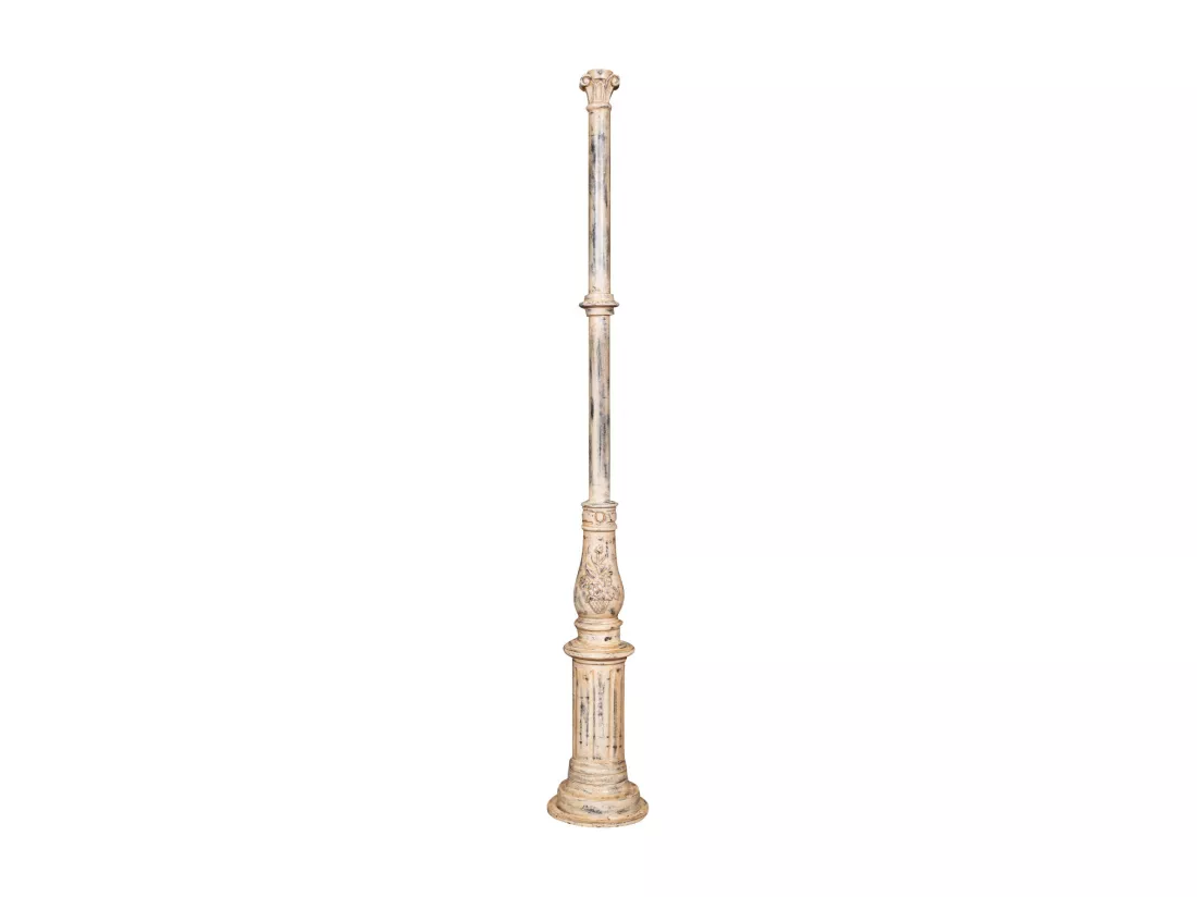 BISCOTTINI Colonne - Colonne en Fonte Finition Antique - Décorative - Jardin - Extérieur - Sculpture -Décoration de Jardin - 30x30x250cm