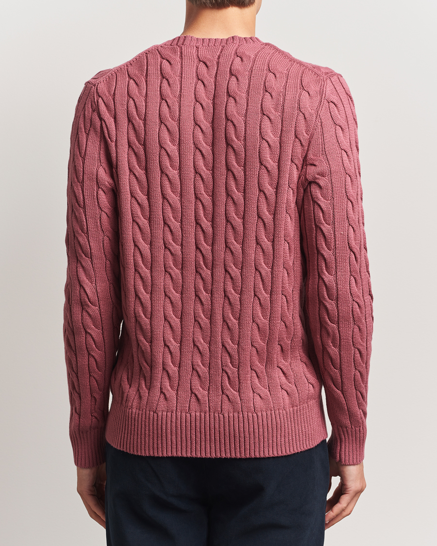 Polo Ralph Lauren Cotton Cable Pullover Prune Juice
