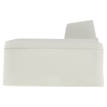 Q-Link coax contactdoos cat3 RTV/RJ45 inbouw/opbouw wit