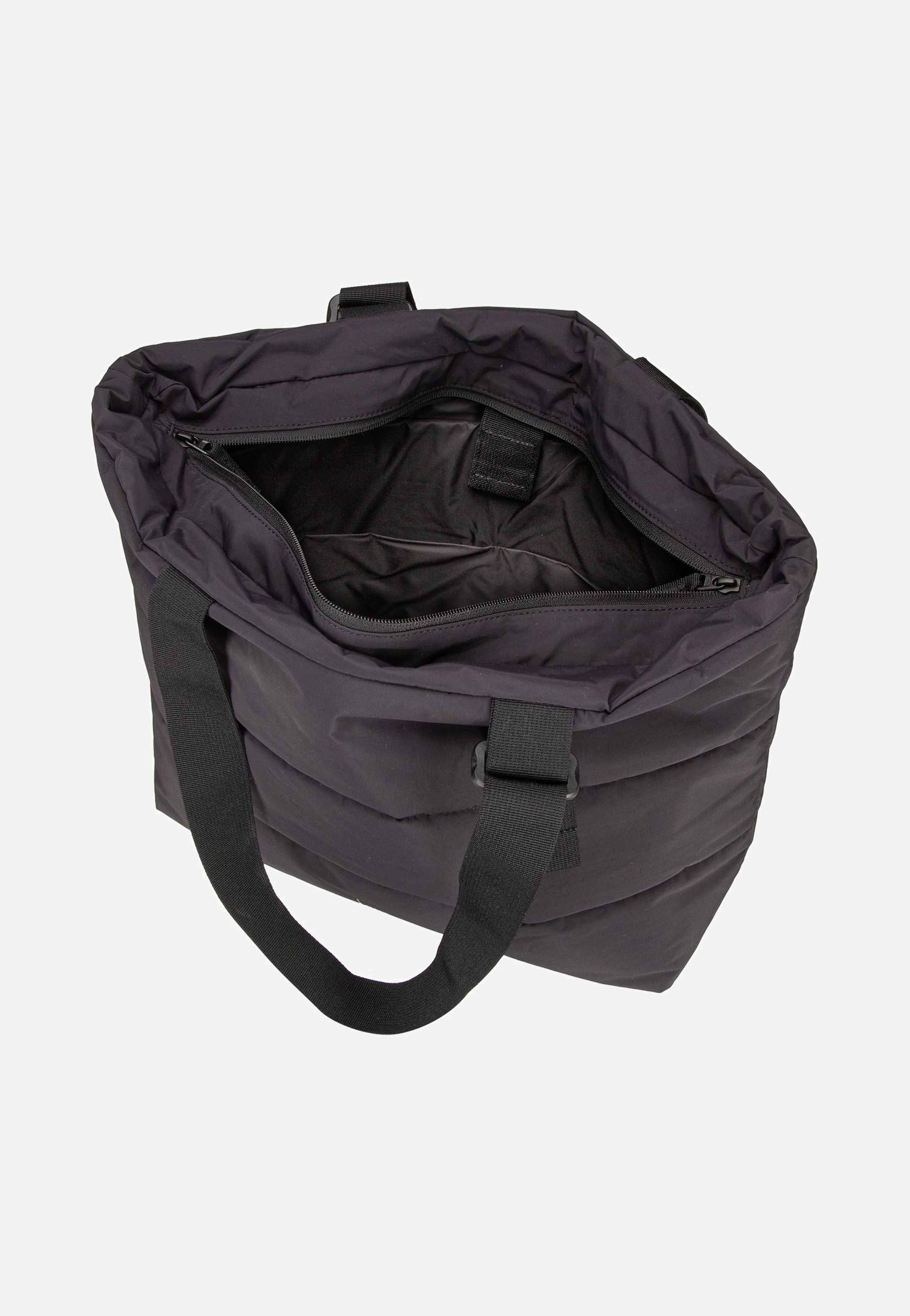 Puffer Tote Bag Monochrome Black - Shopper