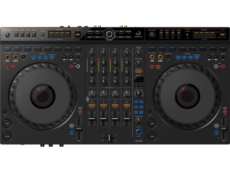 AlphaTheta DJ-Controller DDJ-GRV6 4-Kanal DJ-Performance-Controller