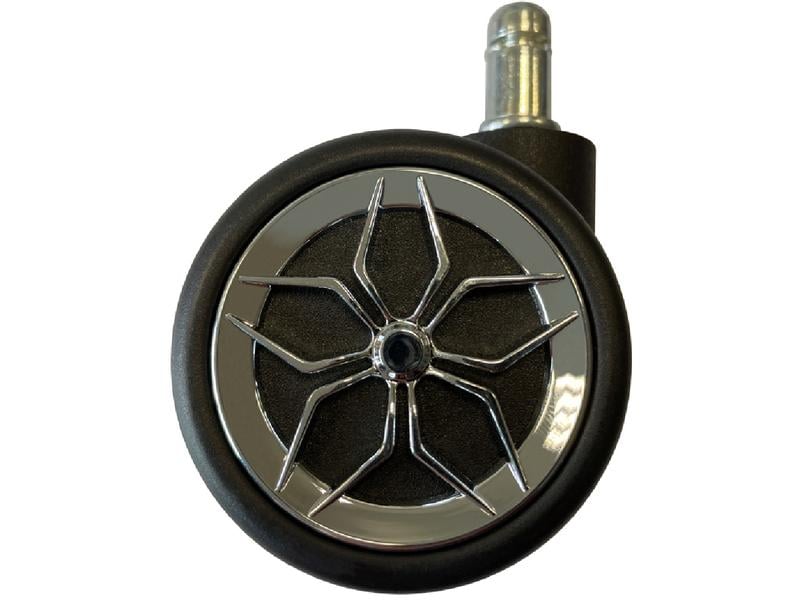 LC-Power Rollen LC-CASTERS-2-DRIFT 5er Set Chrom Gaming-Rollenset