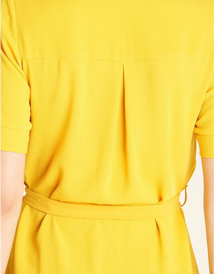 Tunique jaune safran