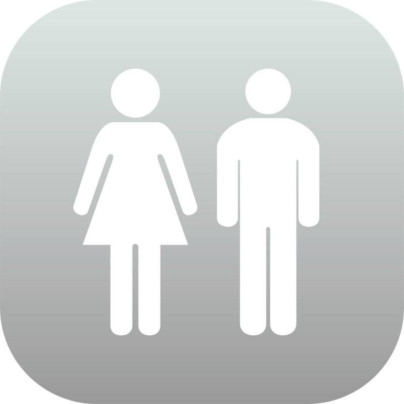 Plaque PLEXI Mixte Homme/Femme - 120 x 120 mm