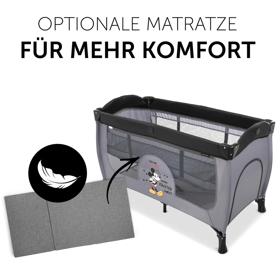 hauck Reisebett Sleep'n Play Center Mickey Mouse Grey