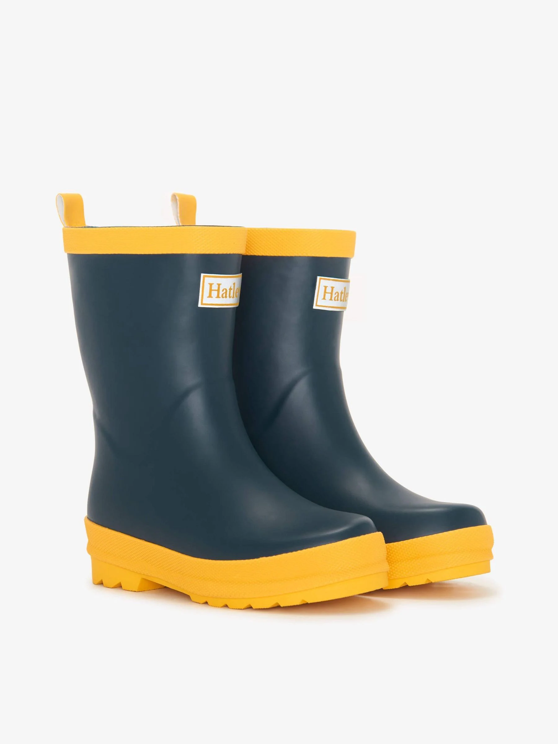 Hatley Blue Waterproof Matte Rain Boots