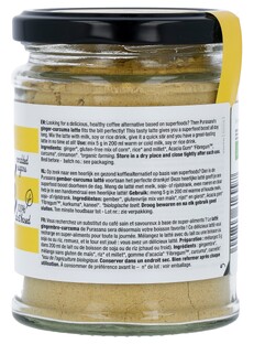 Purasana Latté Ginger & Curcuma 120GR