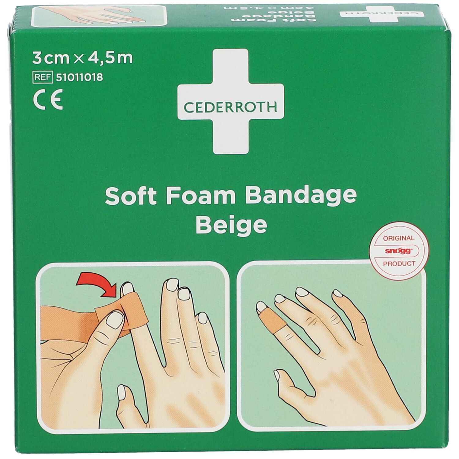 Soft NEXT Selbstklebender Verband 3 cm x 4,5 m