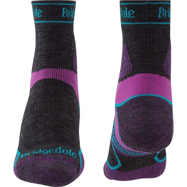 Bridgedale Damen Lightweight T2 Merino Sport 3/4 Crew Socken