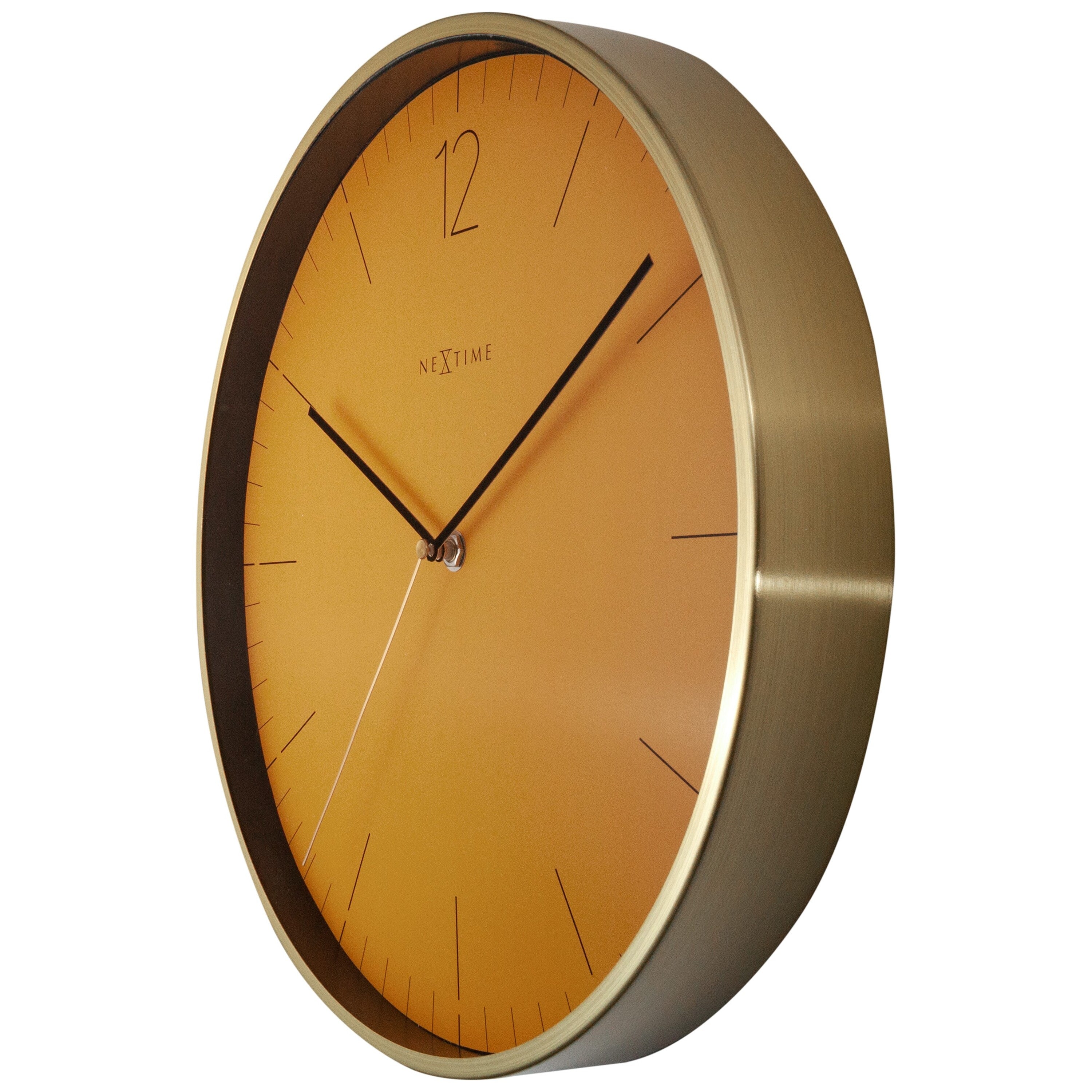 NeXtime Essential Gele Wandklok Ã 34 cm