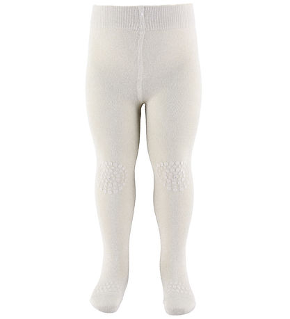 GoBabyGo Rutschfeste Strumpfhosen - Bambus - Ivory Glitter