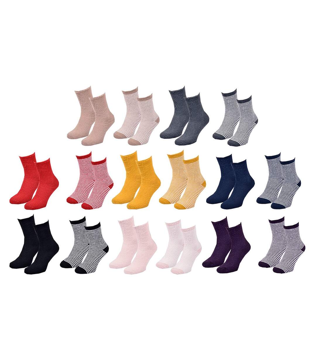 Chaussettes Femme CHEVIGNON COSY SOCKS Pack de 6 Paires Surprise