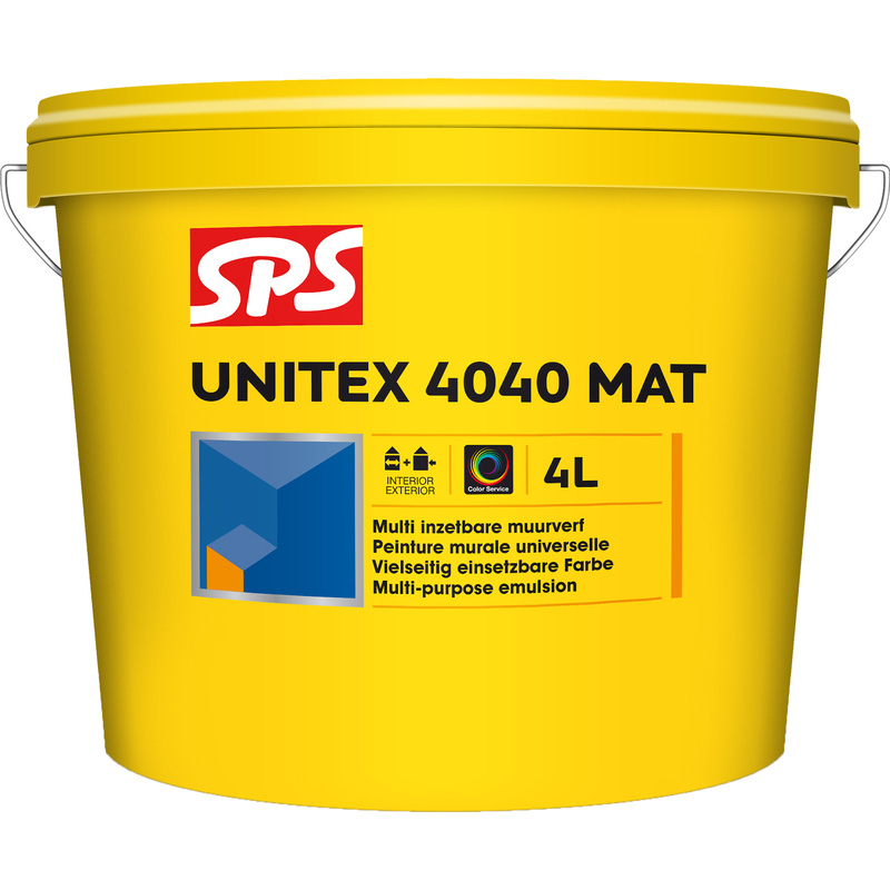 SPS Unitex 4040 mat 4L wit