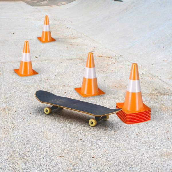 Pyloner, 18 stk, oransje