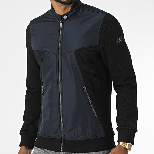 Veste Zippée BLC22K04 Noir Bleu Marine