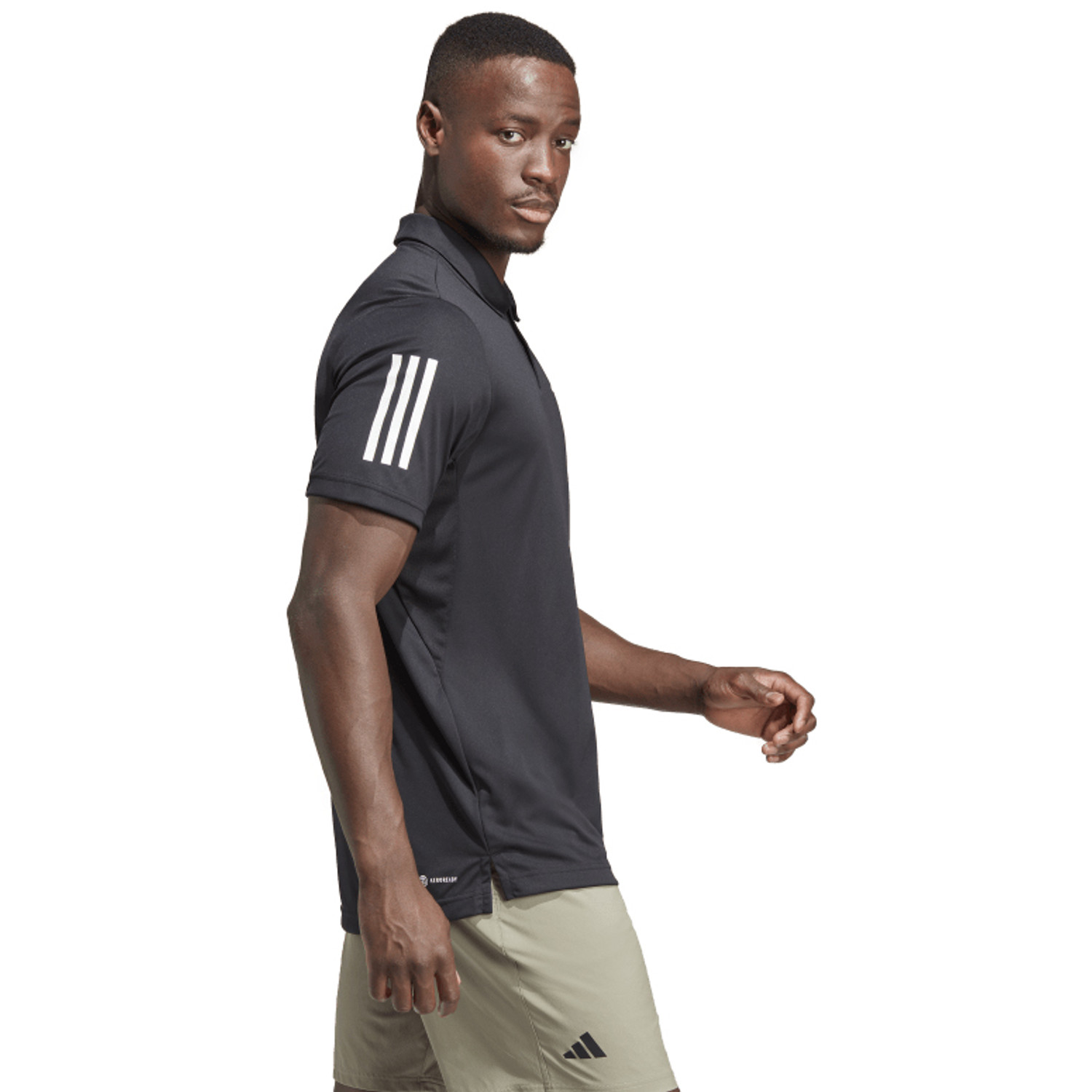 adidas Club 3 Striped Polo