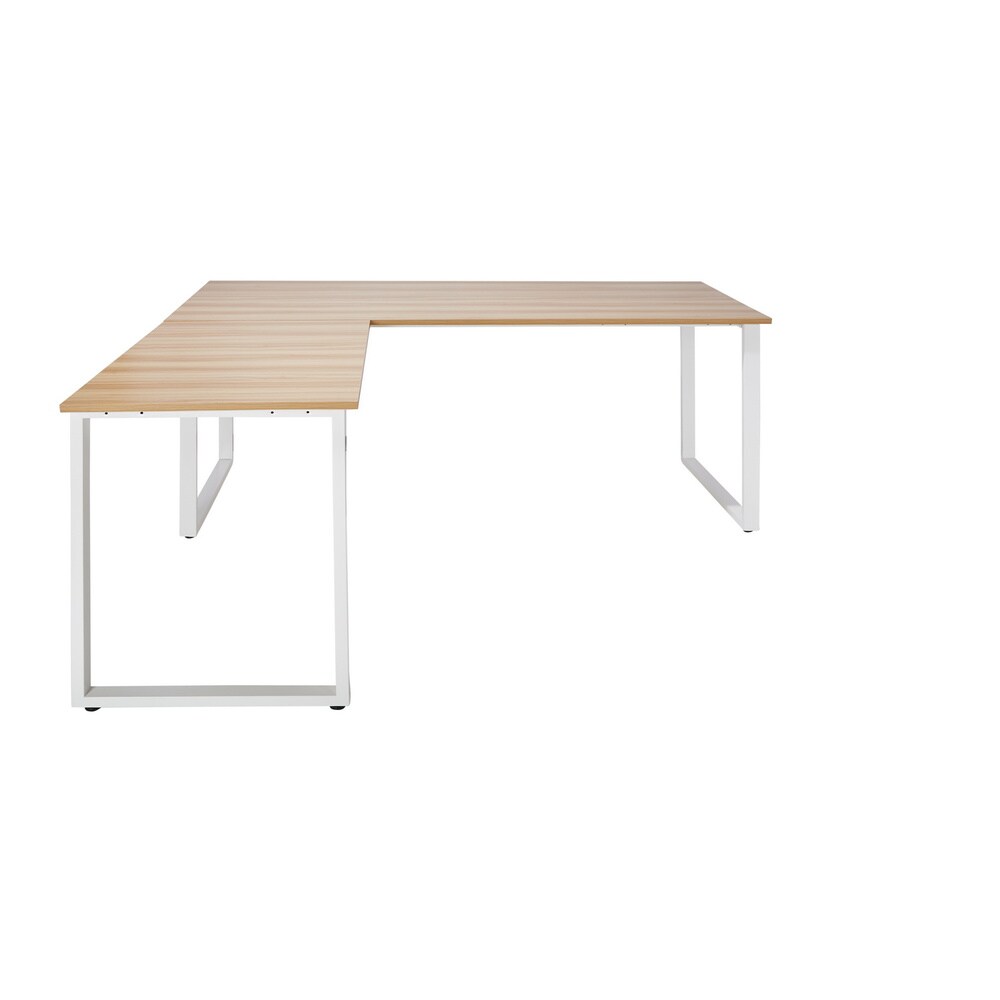 Eckschreibtisch WORKSPACE XL I Melaminharzbeschichtete Spanplatte, Gestell pulverbeschichteter Stahl hjh OFFICE