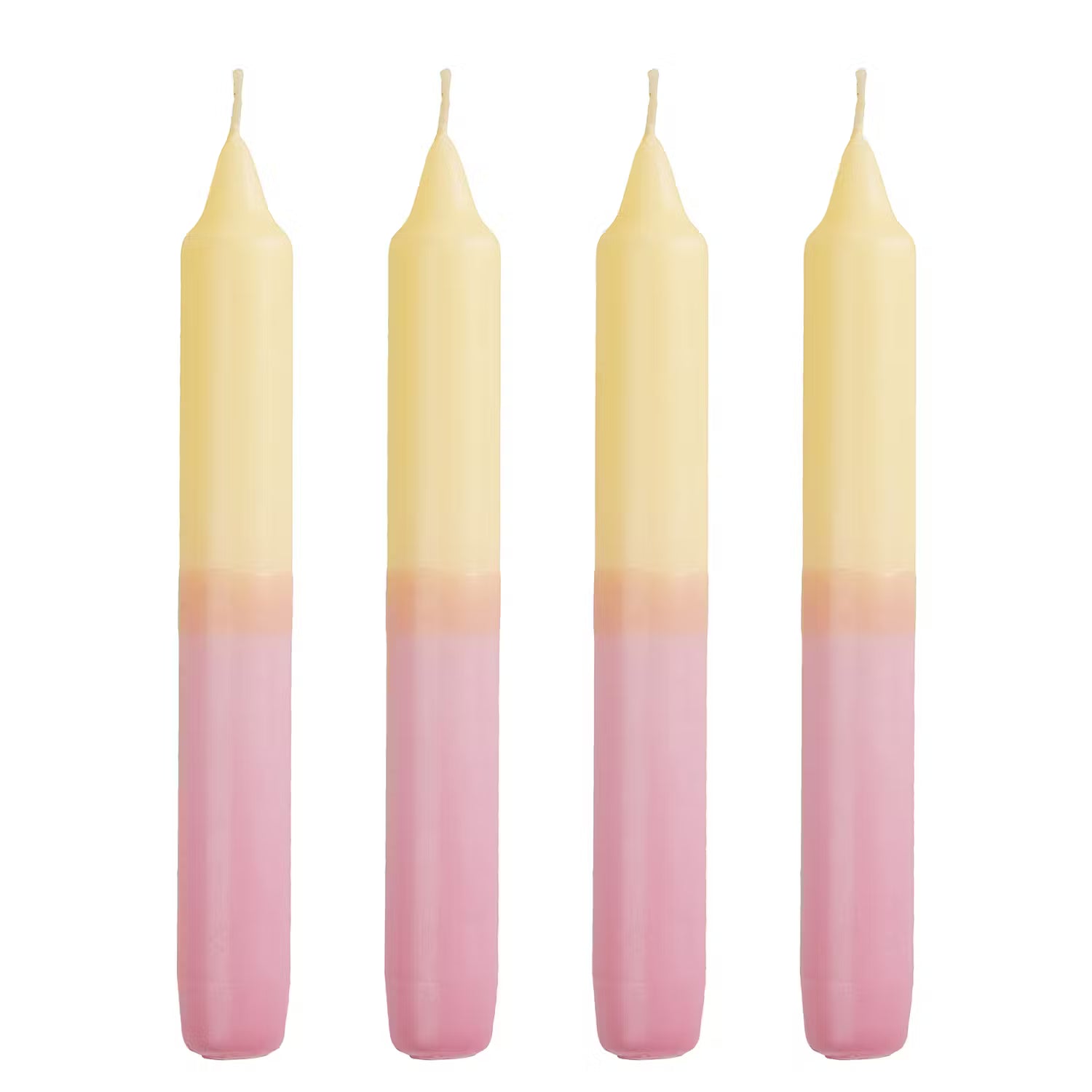 DIP-DYE Stabkerze 4er-Set