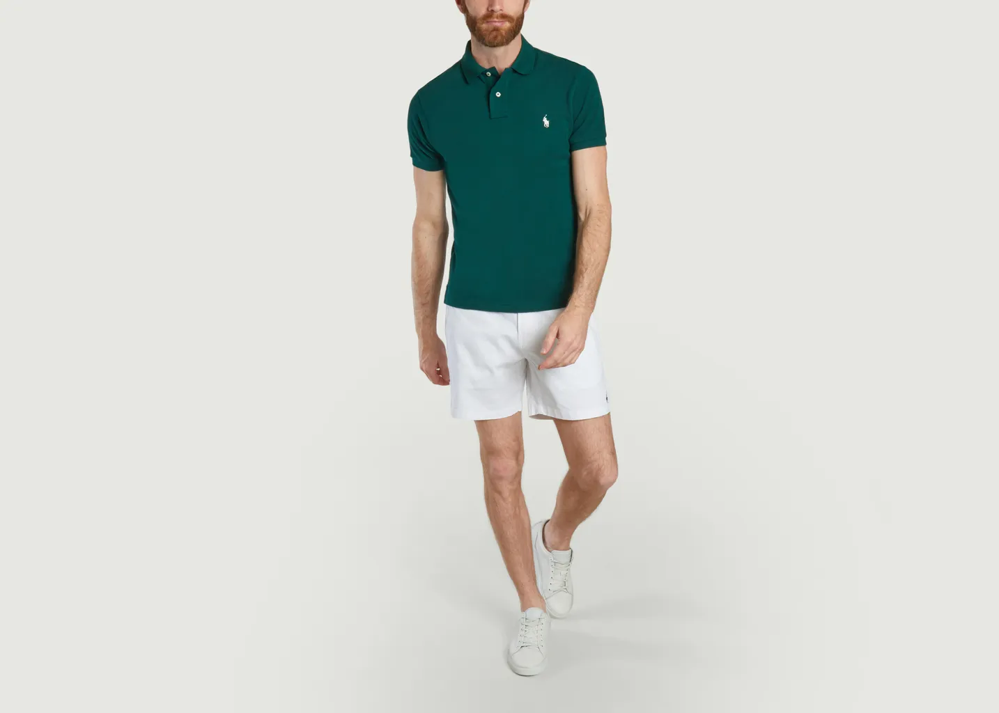 Polo en coton piqué coupe cintrée Polo Ralph Lauren