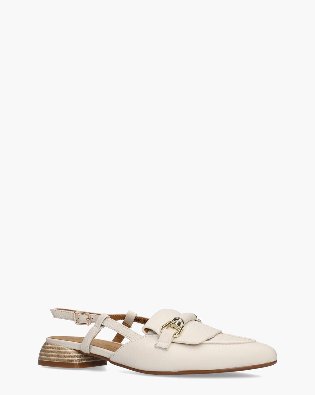 Di Lauro Walynn Off-White Dames Slingbackloafers