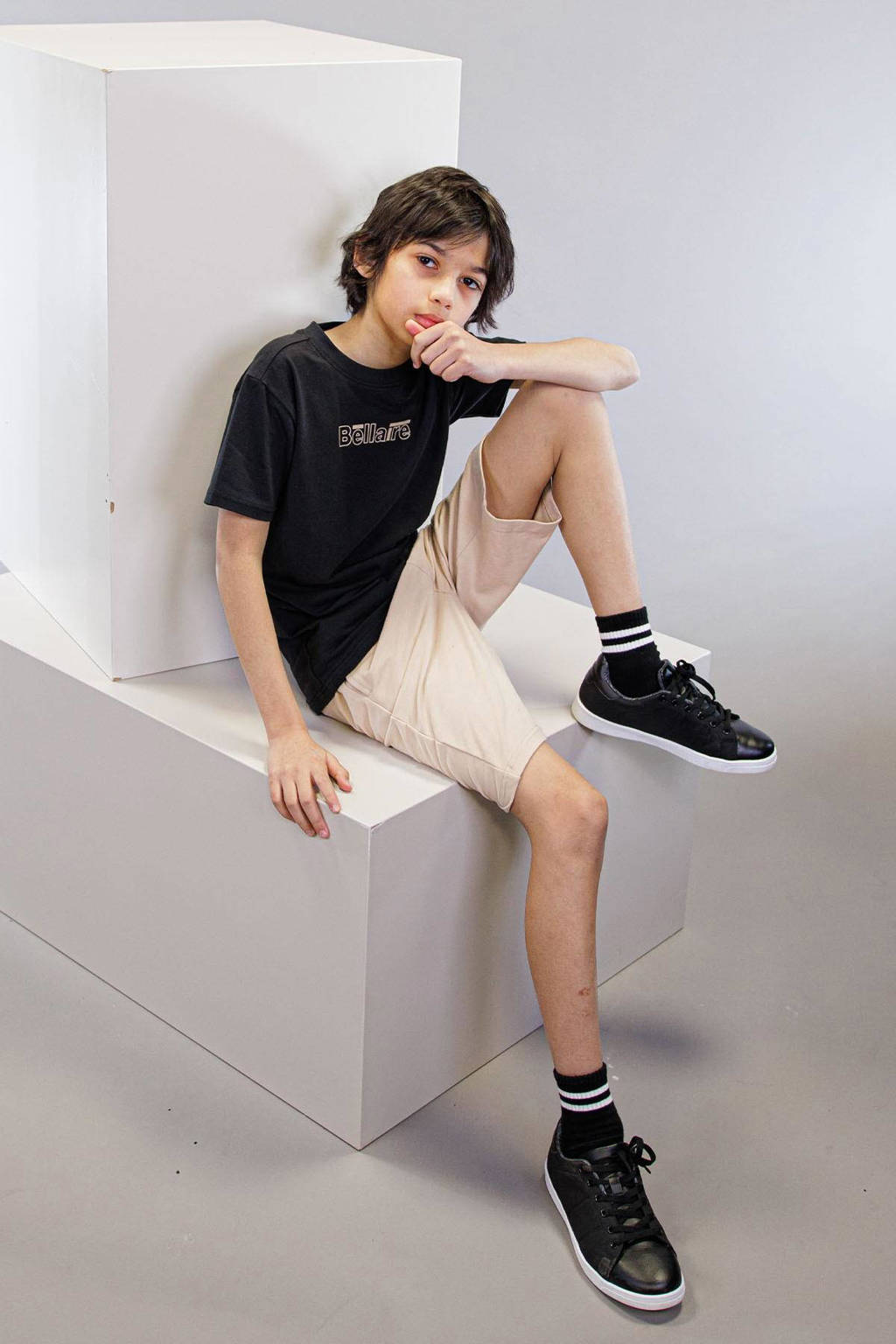 Bellaire T-shirt met printopdruk zwart