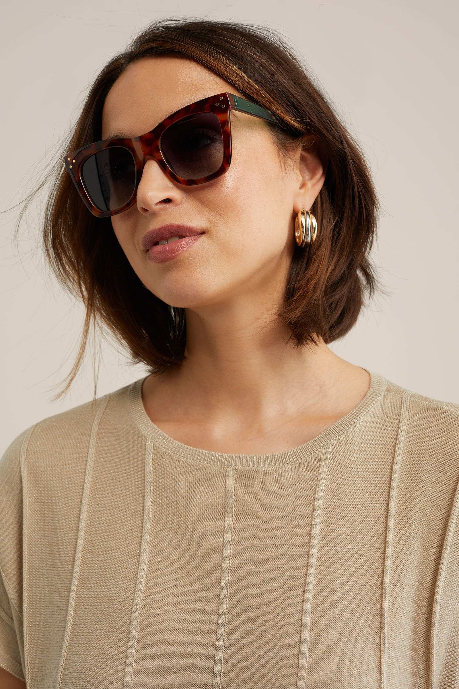 zonnebril WE Fashion Bruin
