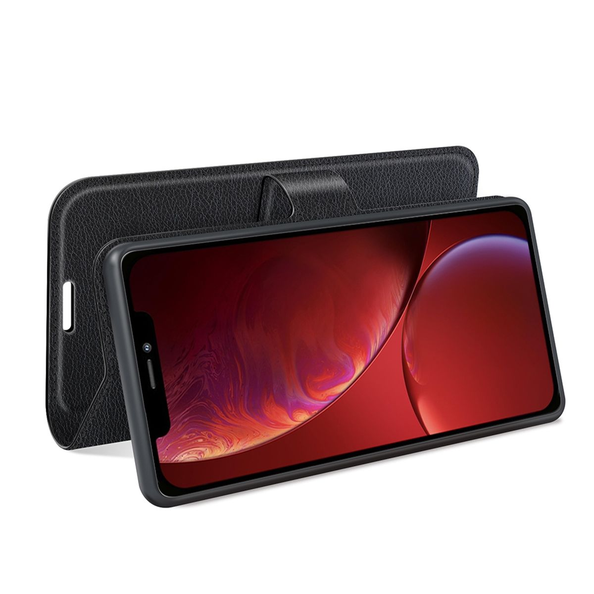 Hülle Handy Schutz für Apple IPhone 13 Case Cover Tasche Etuis Bumper Schwarz