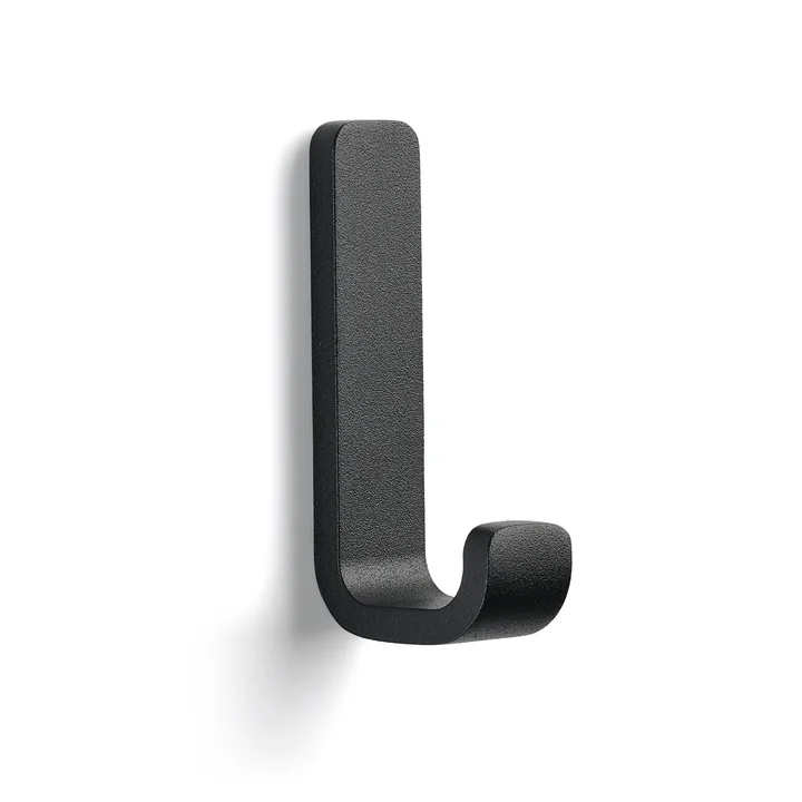 Zone Denmark - Rim Wandhaken, 8,5 cm, schwarz