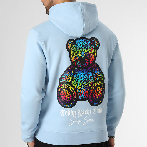 Sweat Capuche Savage Bleu Ciel
