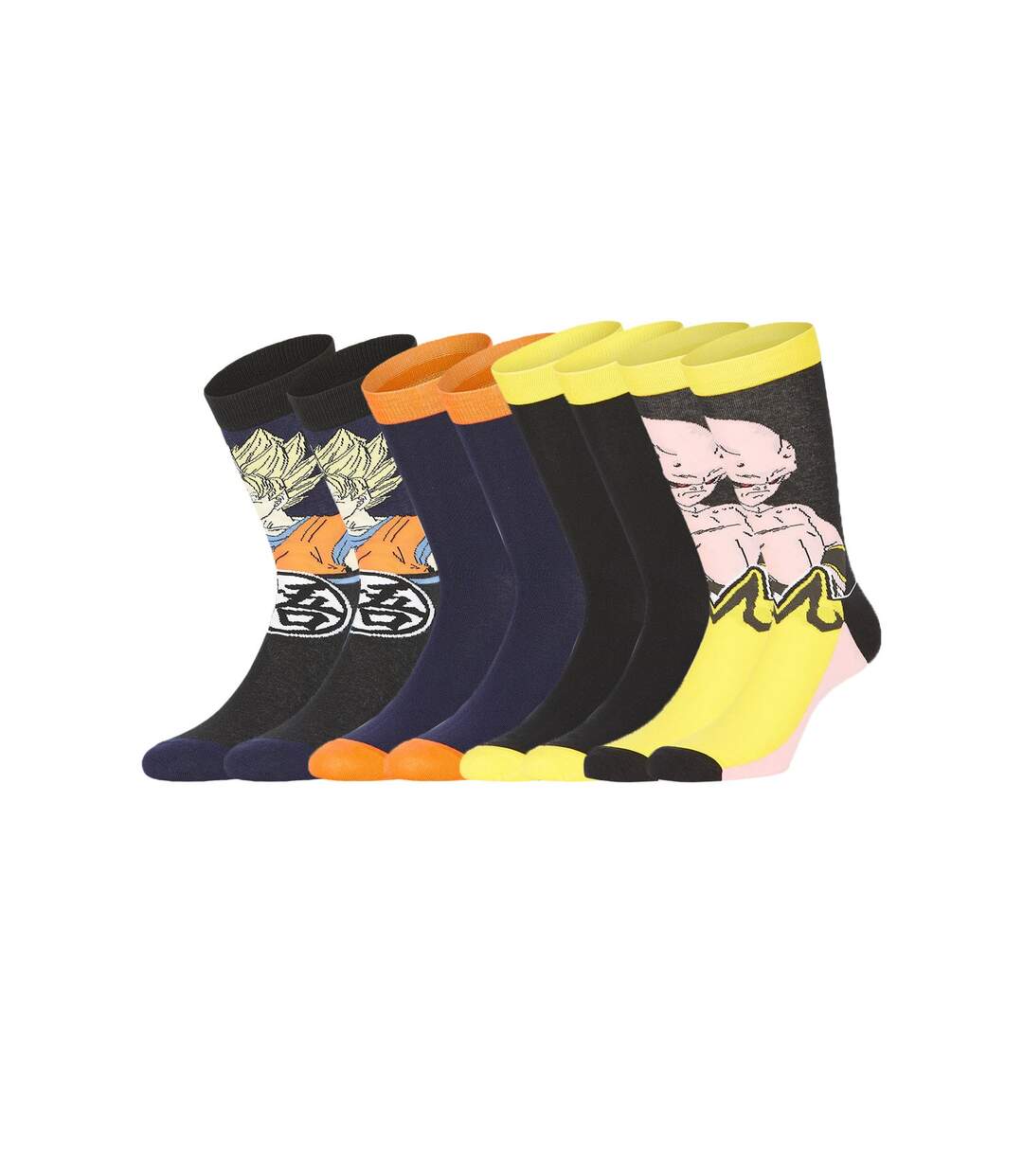 Lot de 4 paires de chaussettes Dragon Ball Z Homme