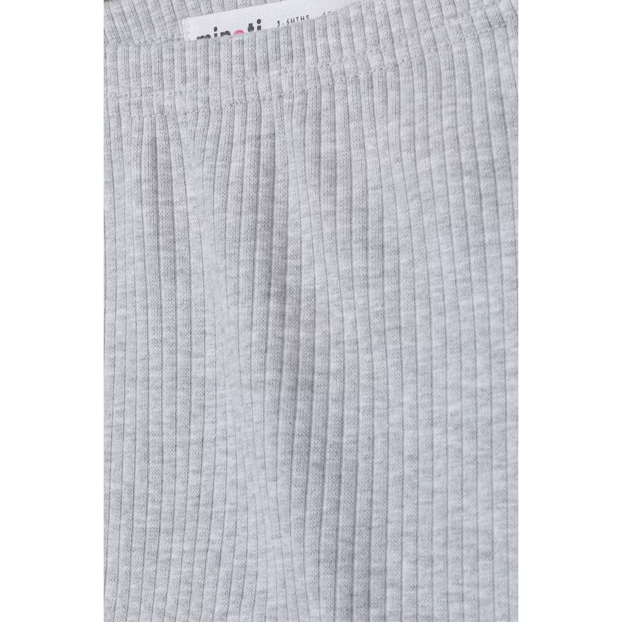 MINOTI Leggings Grau Meliert