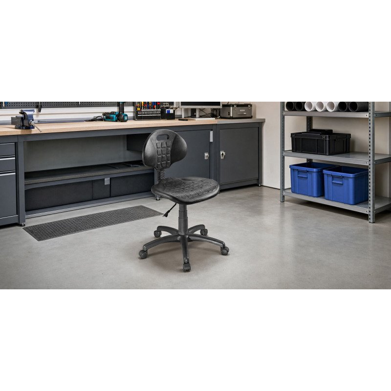 Chaises Tech - Pro noir classique mécanisme standard avec roulettes