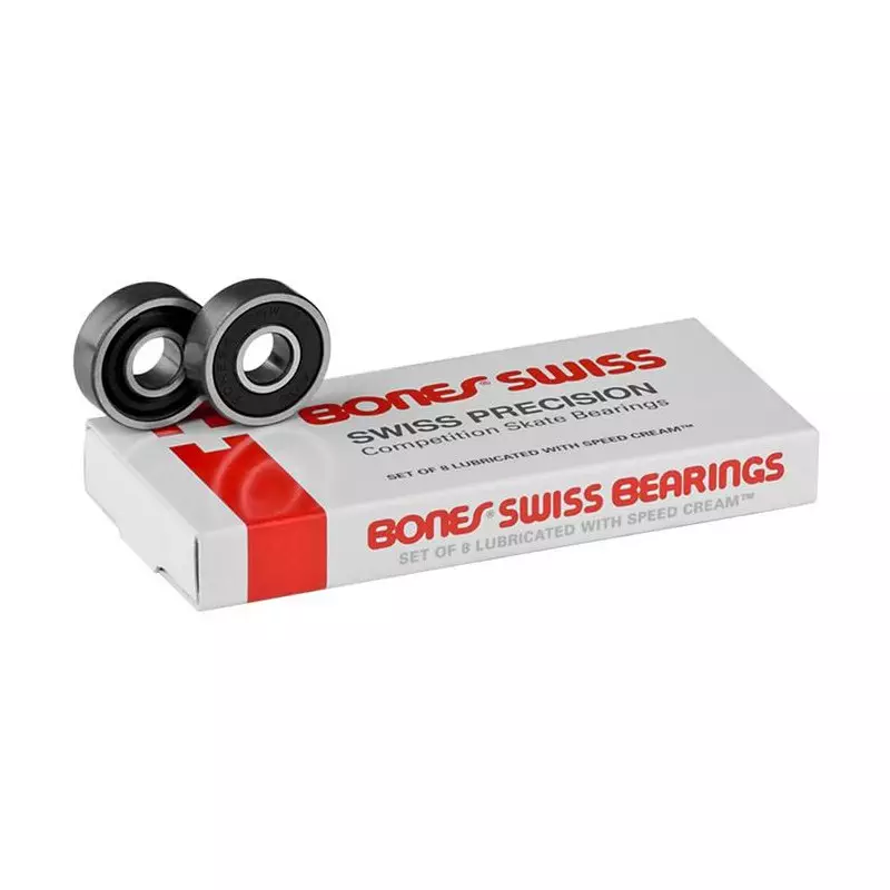 Roulements Skateboard BONES Roulements Jeu De 8 Swiss